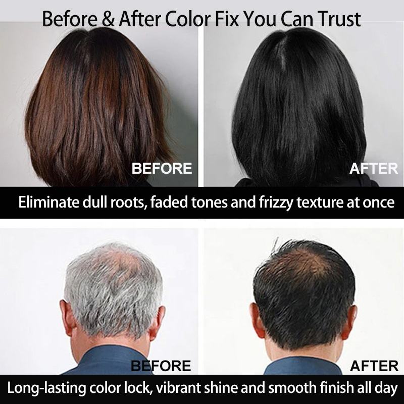 InstaBlack 2-in-1 Root Touch-Up Stick — Waterproof Instant Hair Color