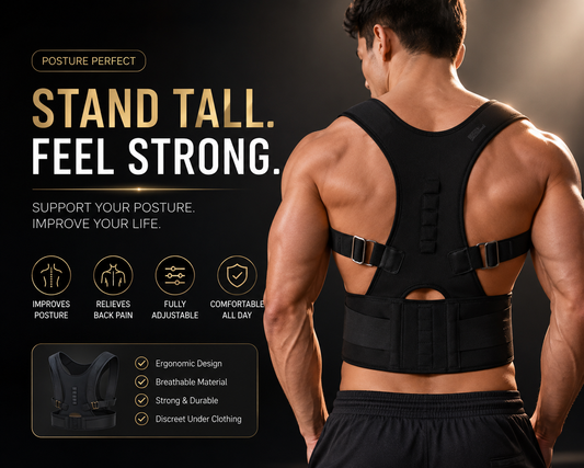 PostureRight™ Unisex Back Support Belt — Fix Your Posture, Relieve Back Pain