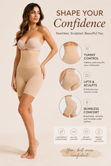 High Waist Tummy Tucker Shapewear — Seamless Body Shaper for Women