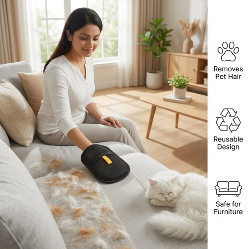 FurrGlove Pro™ - Pet Hair Remover | Washable | Multi-Surface Cleaning