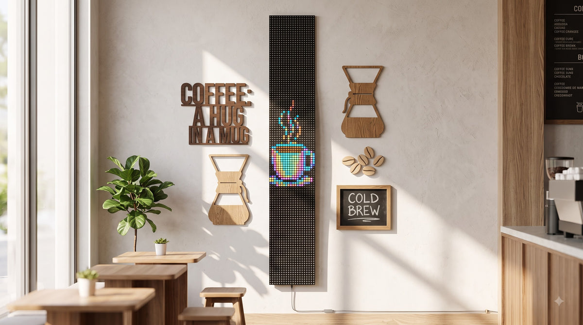🌈 LED Flexible Matrix Panel Display – App & Remote Controlled Scrolling LED Sign